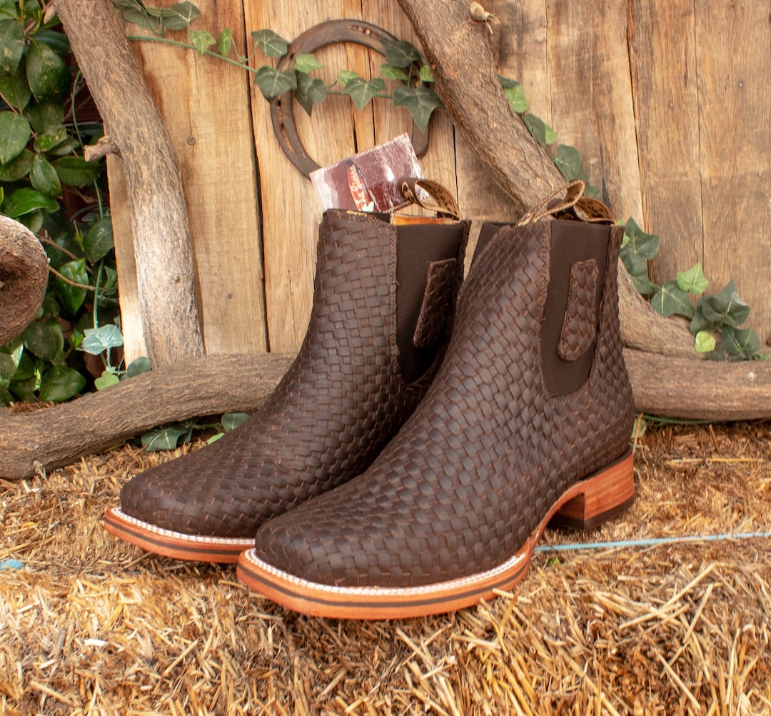 Petatillo Botin De Piel Para Hombre Petatillo Fotos Botas Vaqueras