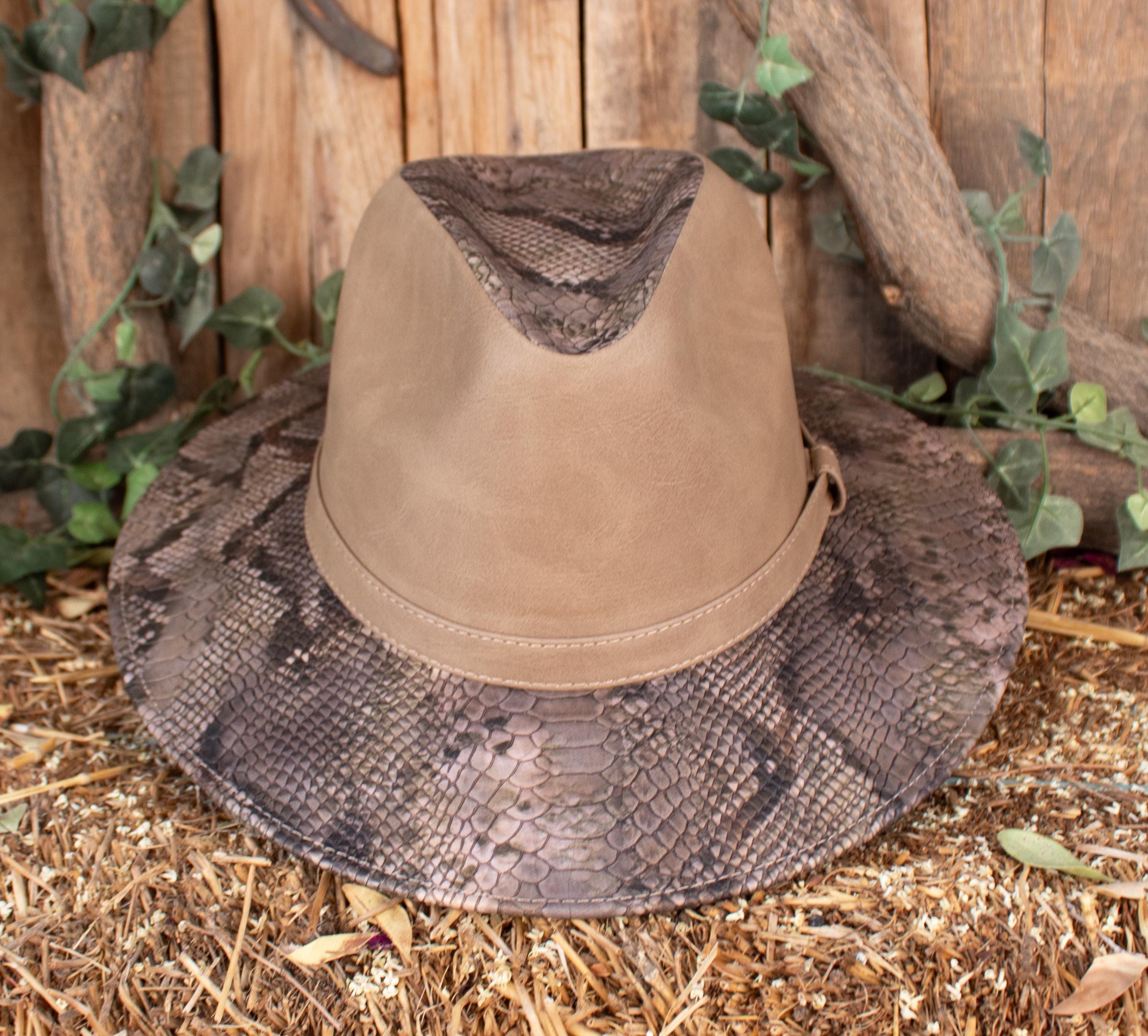 Spirit animal hats snakeskin material snakeskin-bucket-hat-hat-  main image 2