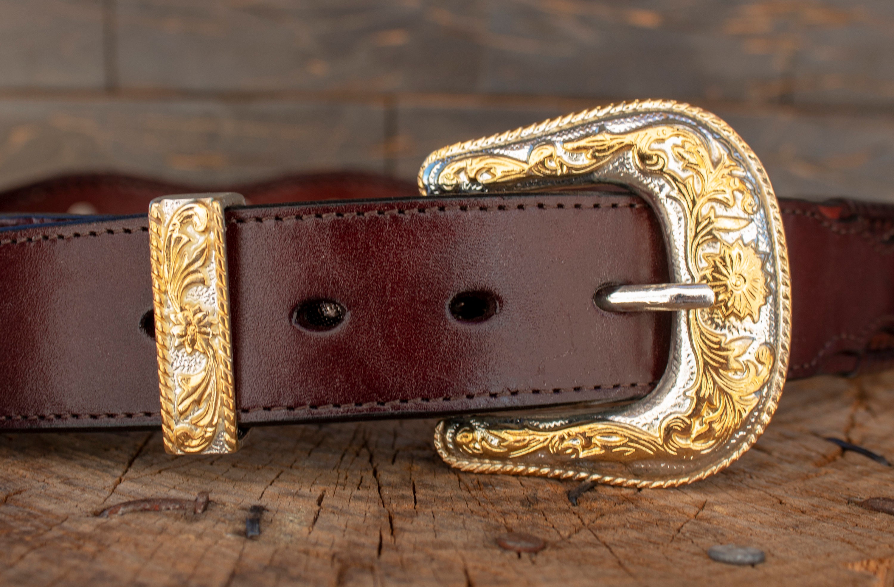 Mens LEATHER CONCHO WESTERN Cowboy Rodeo Belt - Etsy