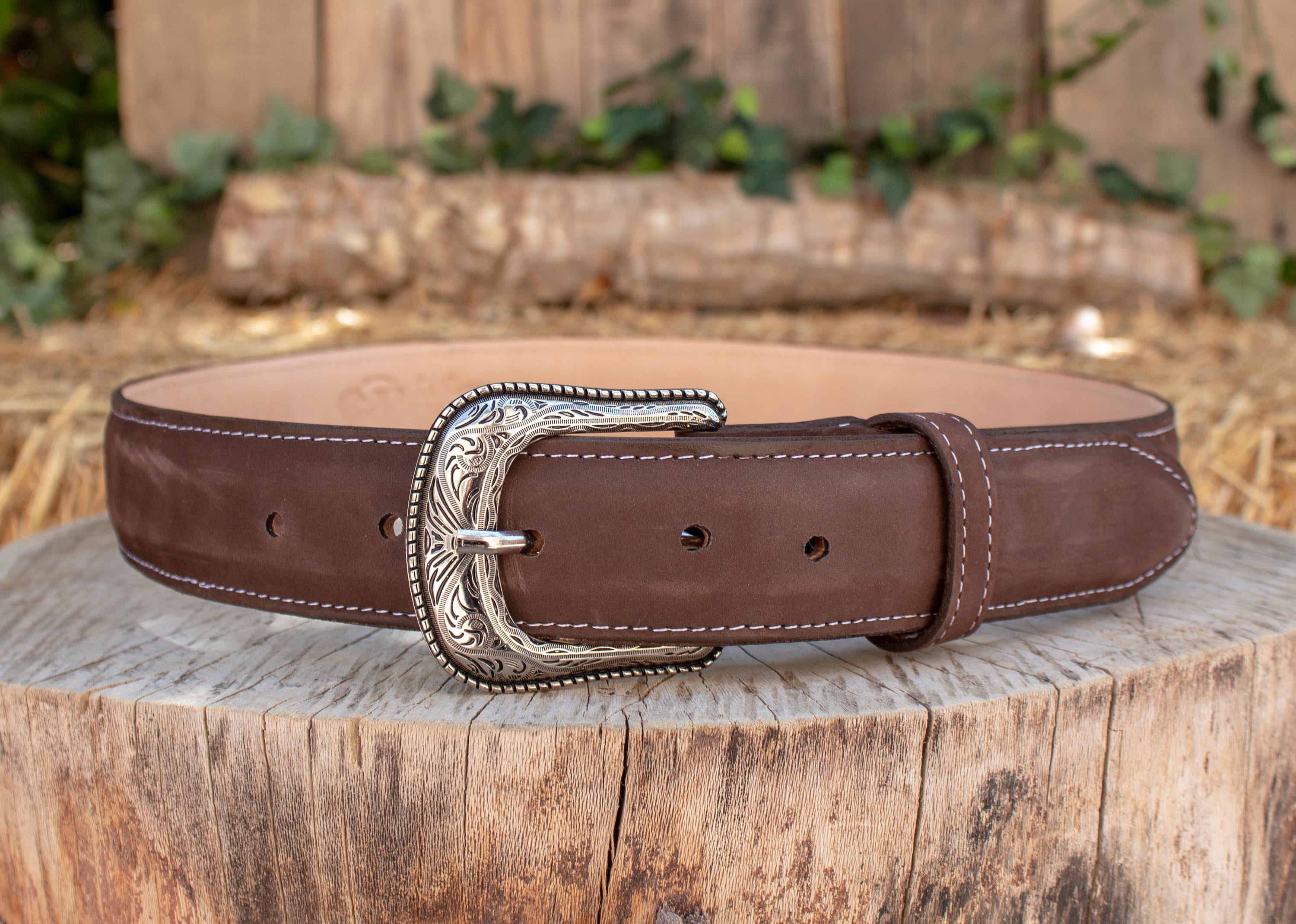 Vtg Concepts‎ Belt Leather Canvas 2 Toned Country Cowgirl Brown Tan Sz S/M Leather Animal Print Cowboy Belts for Women for sale | eBay main image 3