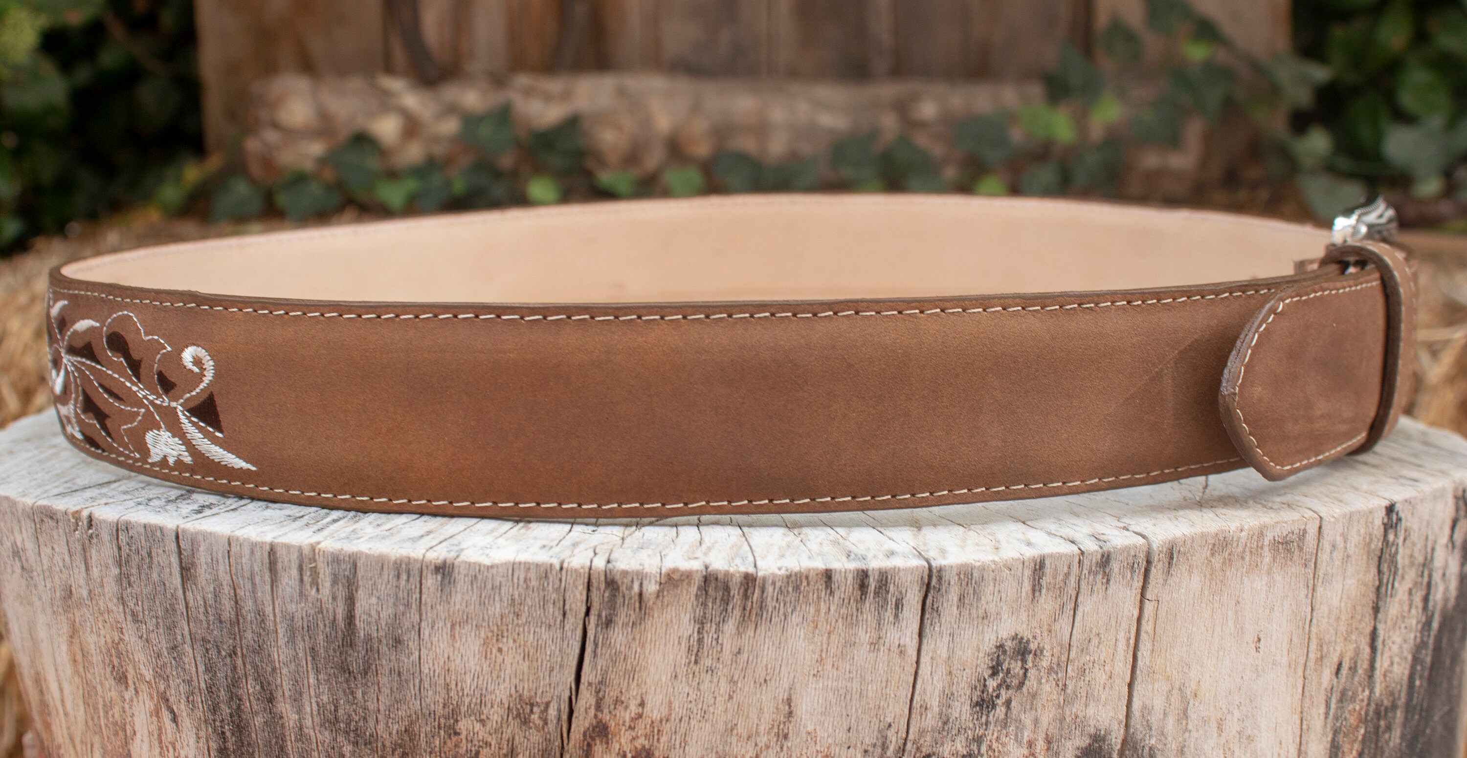 Bogner Leather Belt Embroidered Brown Women\'s Size 08‎ il_fullxfull.3518496709_ghnz.jpg main image 2