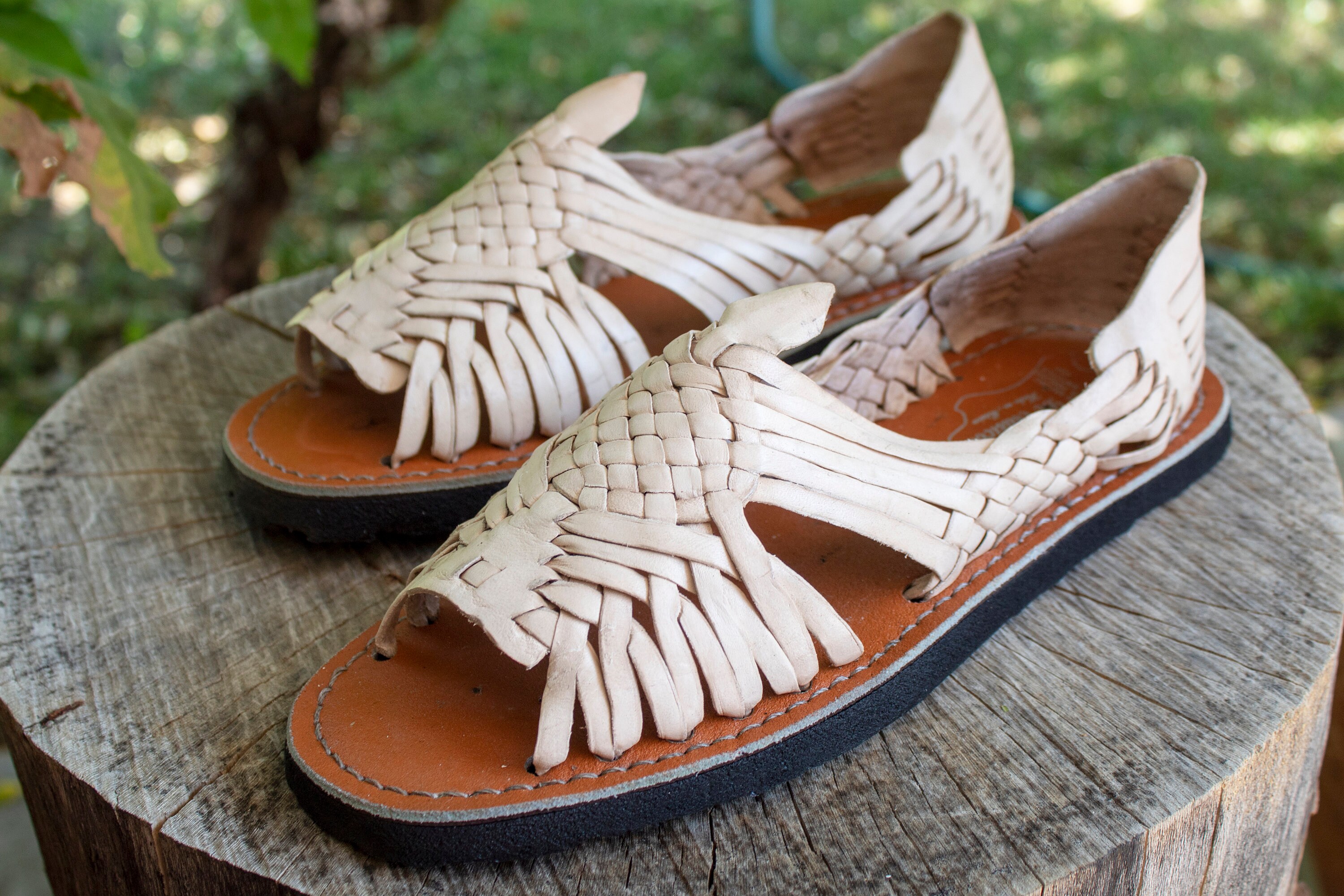 vintage huarache sandals