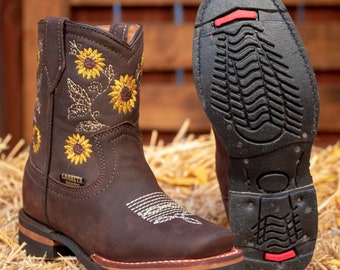 Girls square toe boots sale
