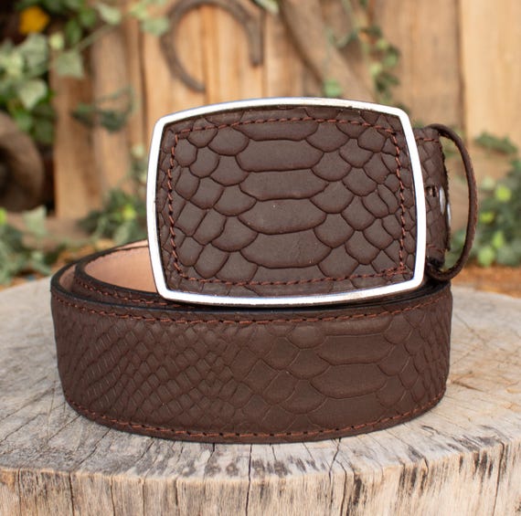 楽天市場】ベルト メンズ 蛇革 パイソン レザー メンズベルト 本革 柄 艶あり ナチュラル 4cm幅 パイソン ベルト 栃木レザー 牛革 ヘビ革  ベルト : オリジナルパースナカムラ こにち様専用本革ベルト蛇 & バックル メンズ 革 ベルト ウエスト メンズ　ベルト　ヘビ革