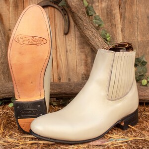 MENS AUTHENTIC LEATHER chelsea ankle boots Botines charro image 3