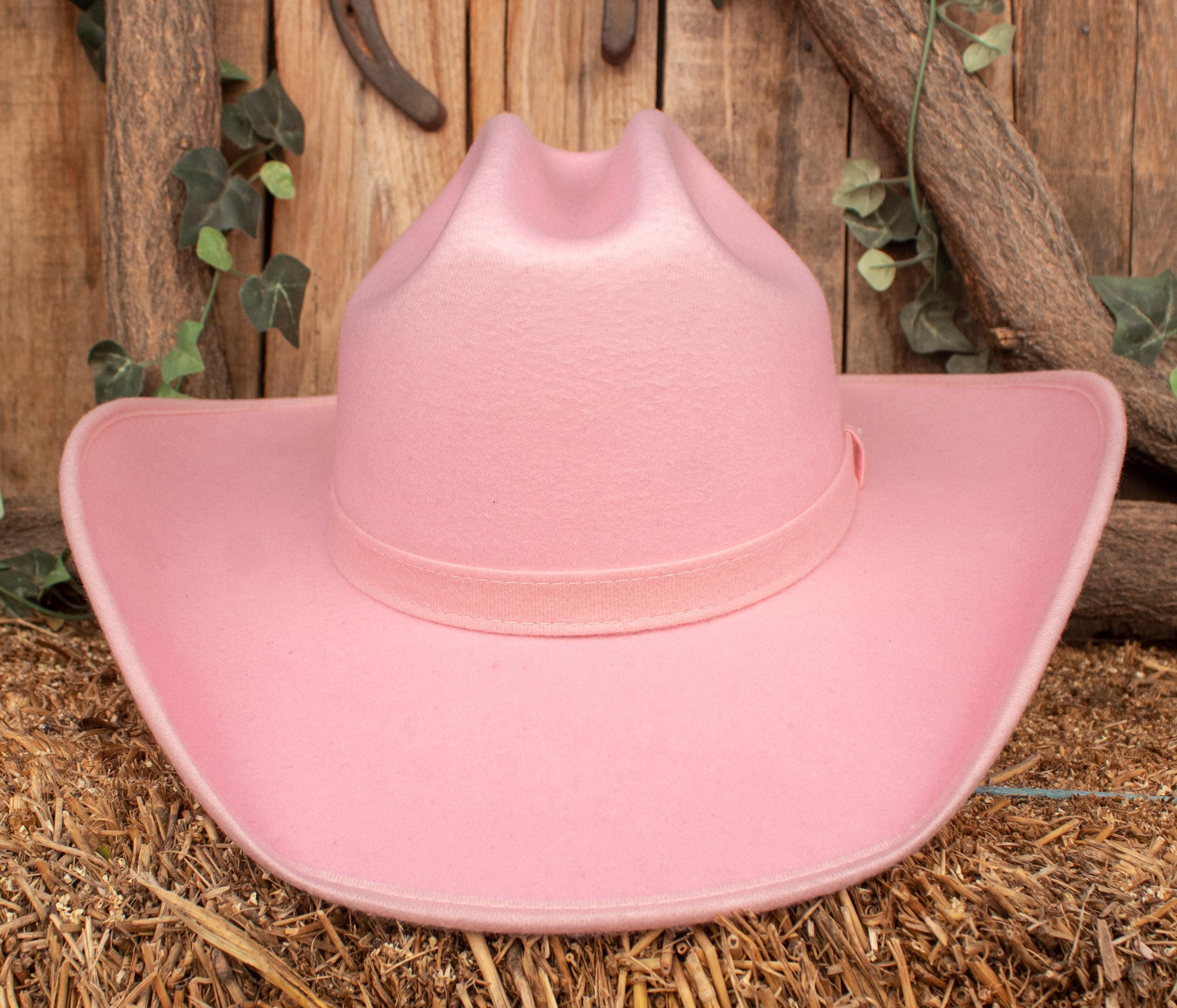 Pink cowboy ? hat Western style high quality hat Pink Cowboy Cowgirl Hat - McGraw in Rose Felt main image 4