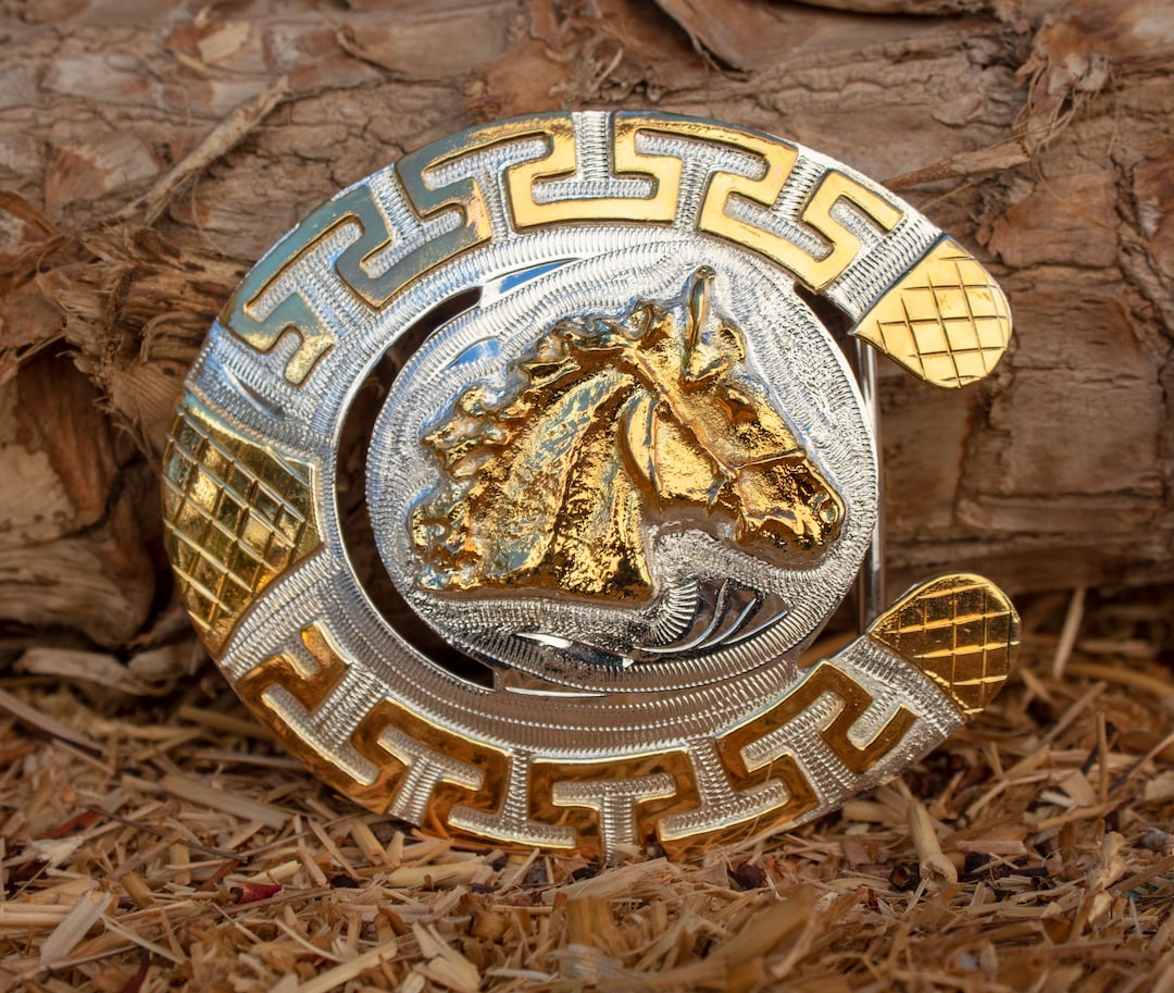 Rooster Rodeo Western Cowboy Style Belt Buckle Heblla Vaquera Con