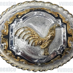 EL GALLO ROOSTER mexican cowboy western belt buckle