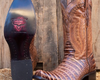 Croc belly boots best sale