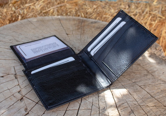 MICHOACAN Mexico HORSE Caballo EMBROIDERED Leather Bi Fold Wallet