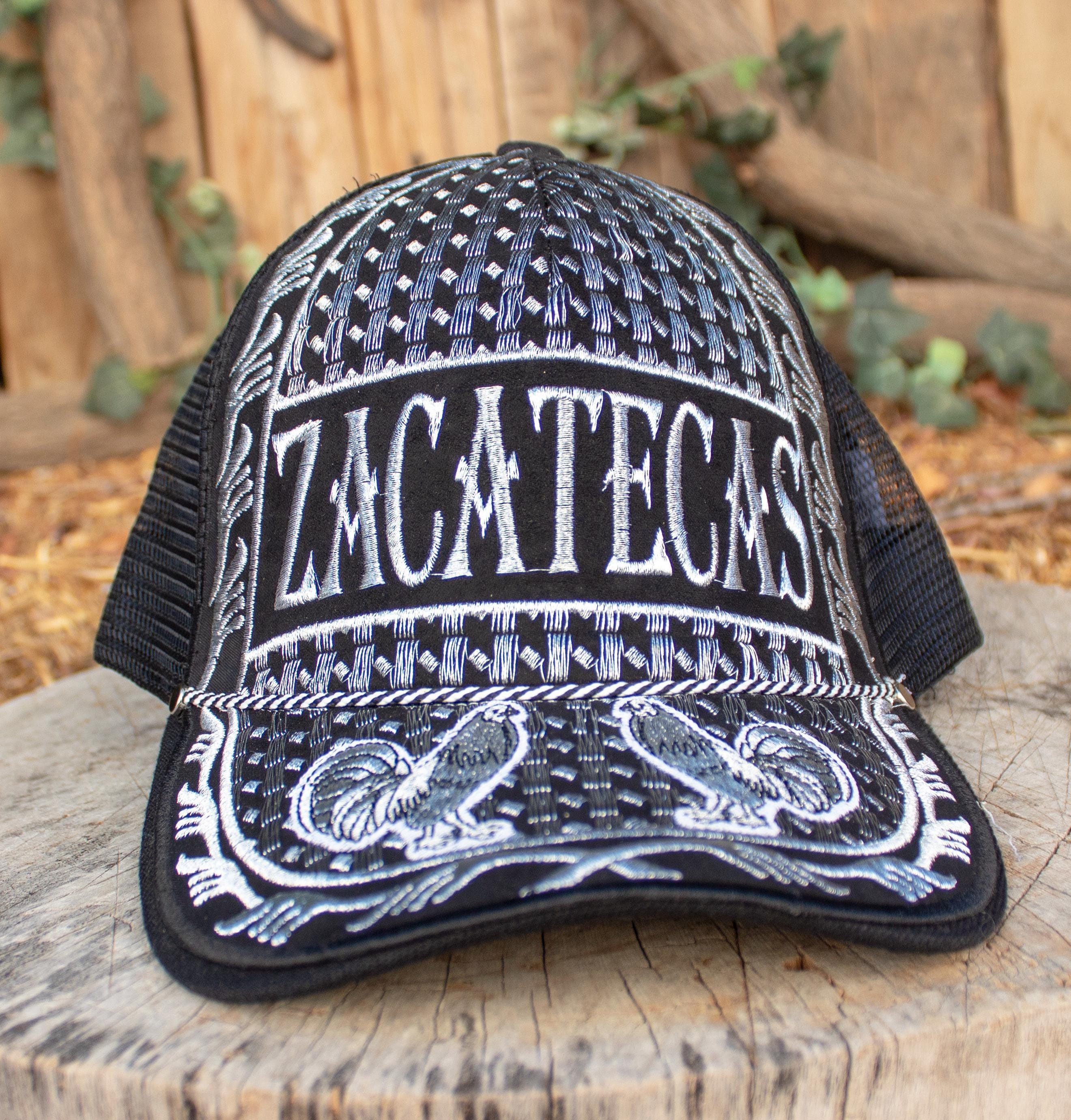 ZACATECAS ROOSTER Embroidered Gallo Western Rodeo HAT Adjustable