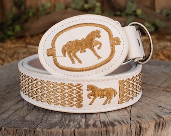 Vintage Leather Belt Child display picture 1