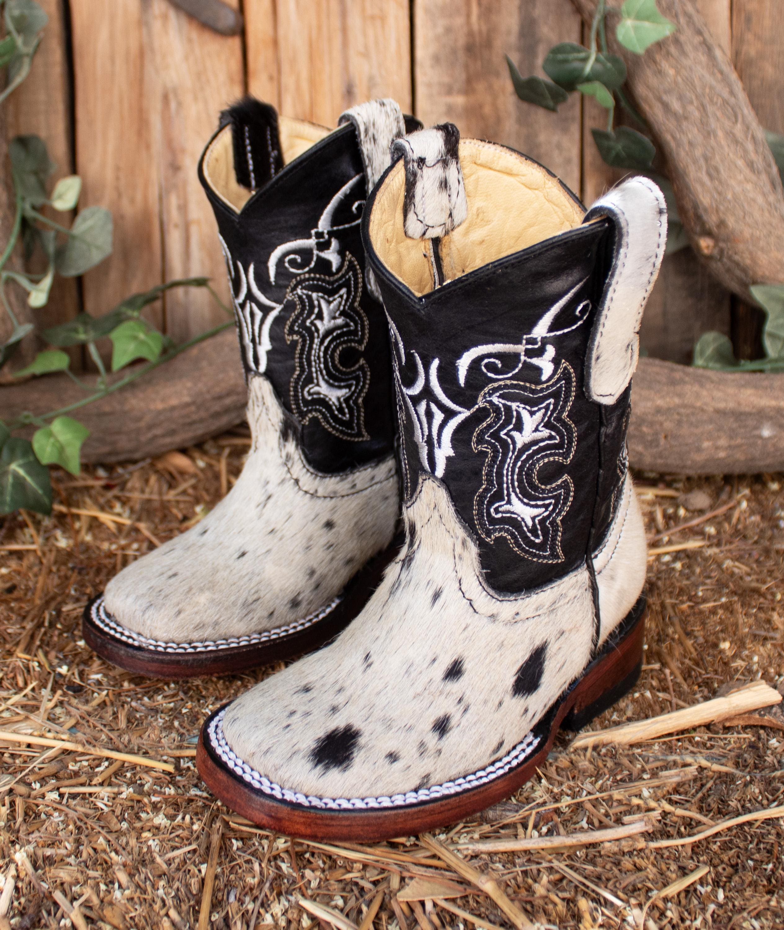 Jousen Cowboy Boots Color Black / Stitching White Grey Size 12 Ft. Worth Black Cowboy Boot Medium Square Toe Western Men main image 3
