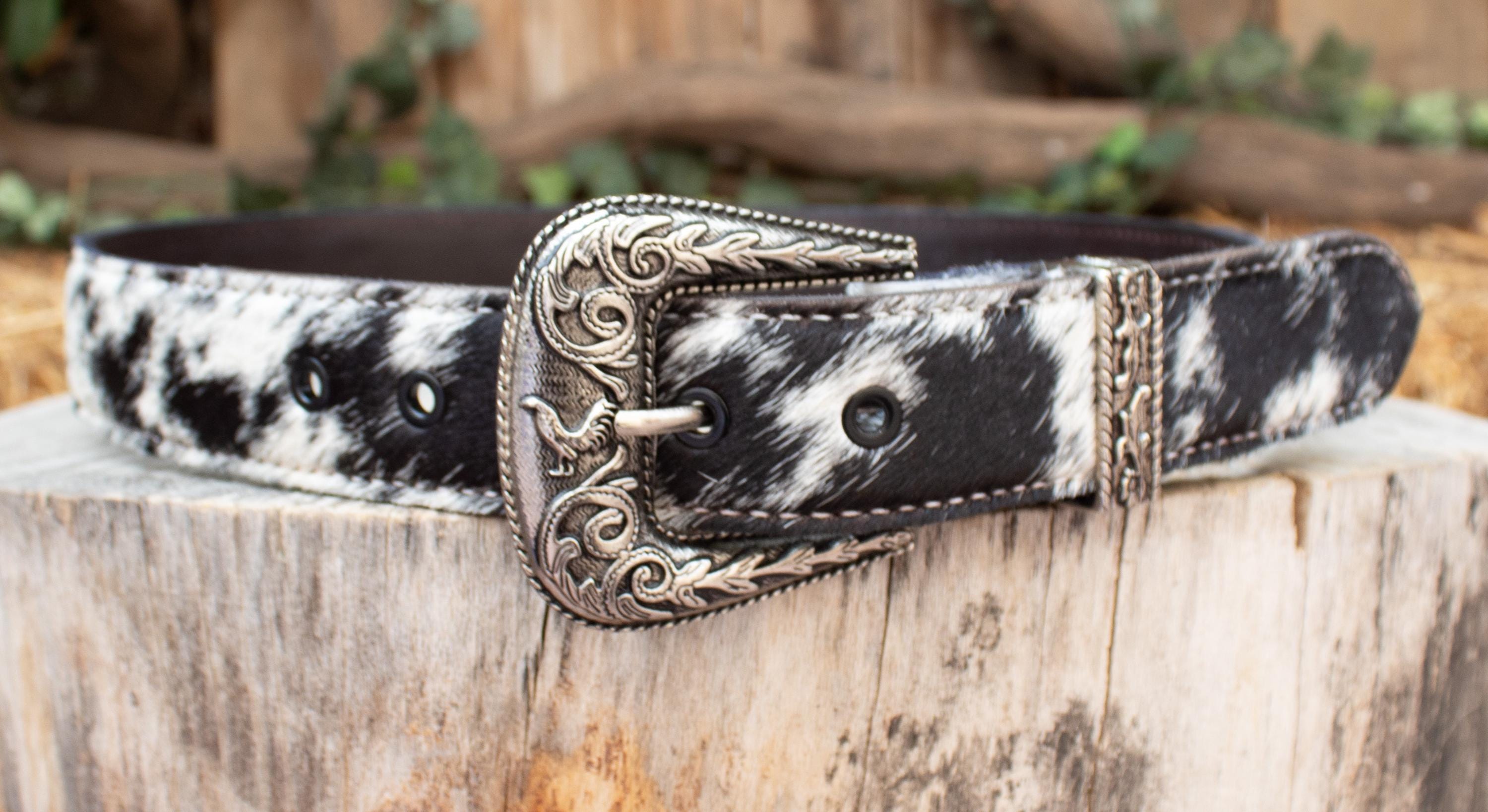 Authentic WOMENS Youth Western COW HAIR Cowgirl Cowboy Leather