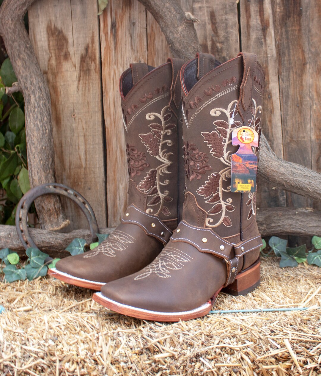 Botas Bordadas Botas De Pelo Con CuÃ±a BOTAS DE MUJER VAQUERA DE