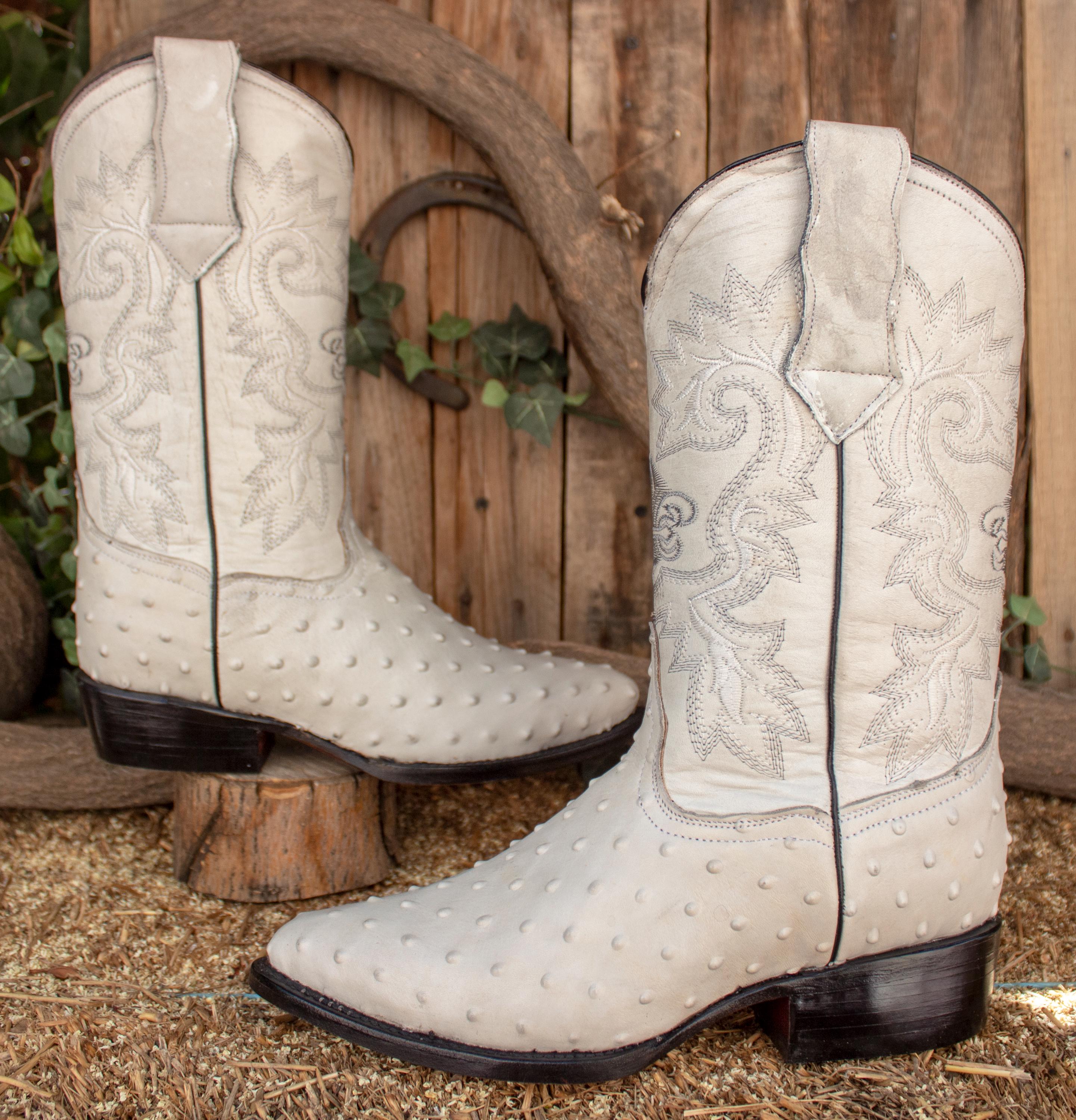 Stivali Da Uomo In Pelle Stivali Cowboy Western Nuovi - Punta Rotonda Con Bordo Inciso In Argento, Set Coppia Scarpe Country Eleganti Uomo Donna