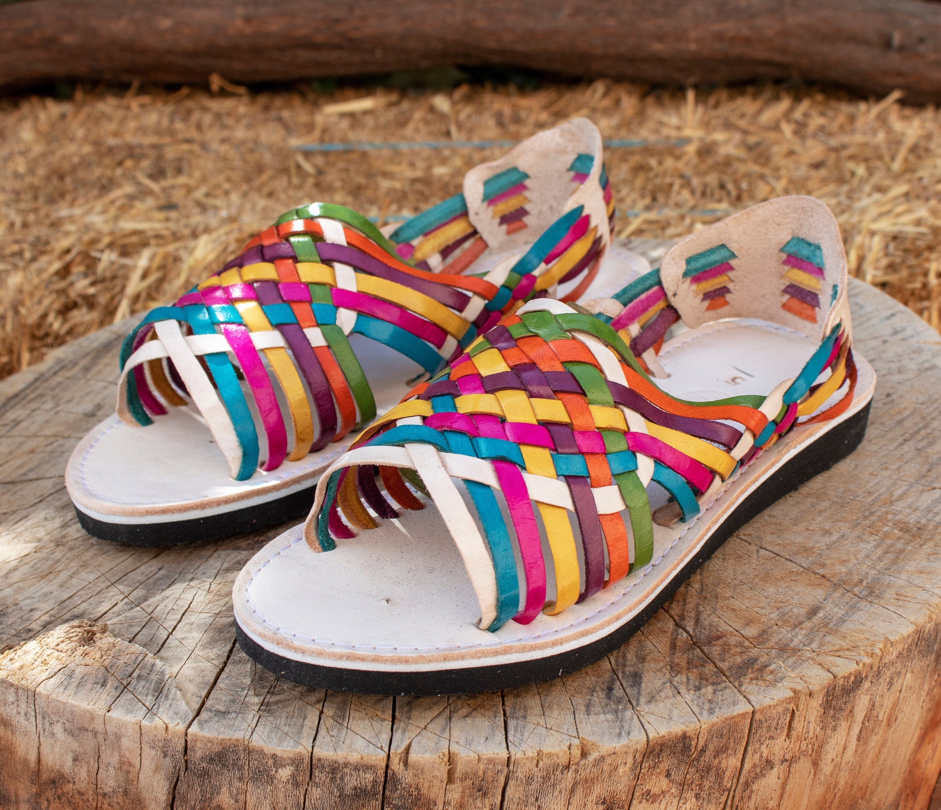 Mexican clearance sandals colorful