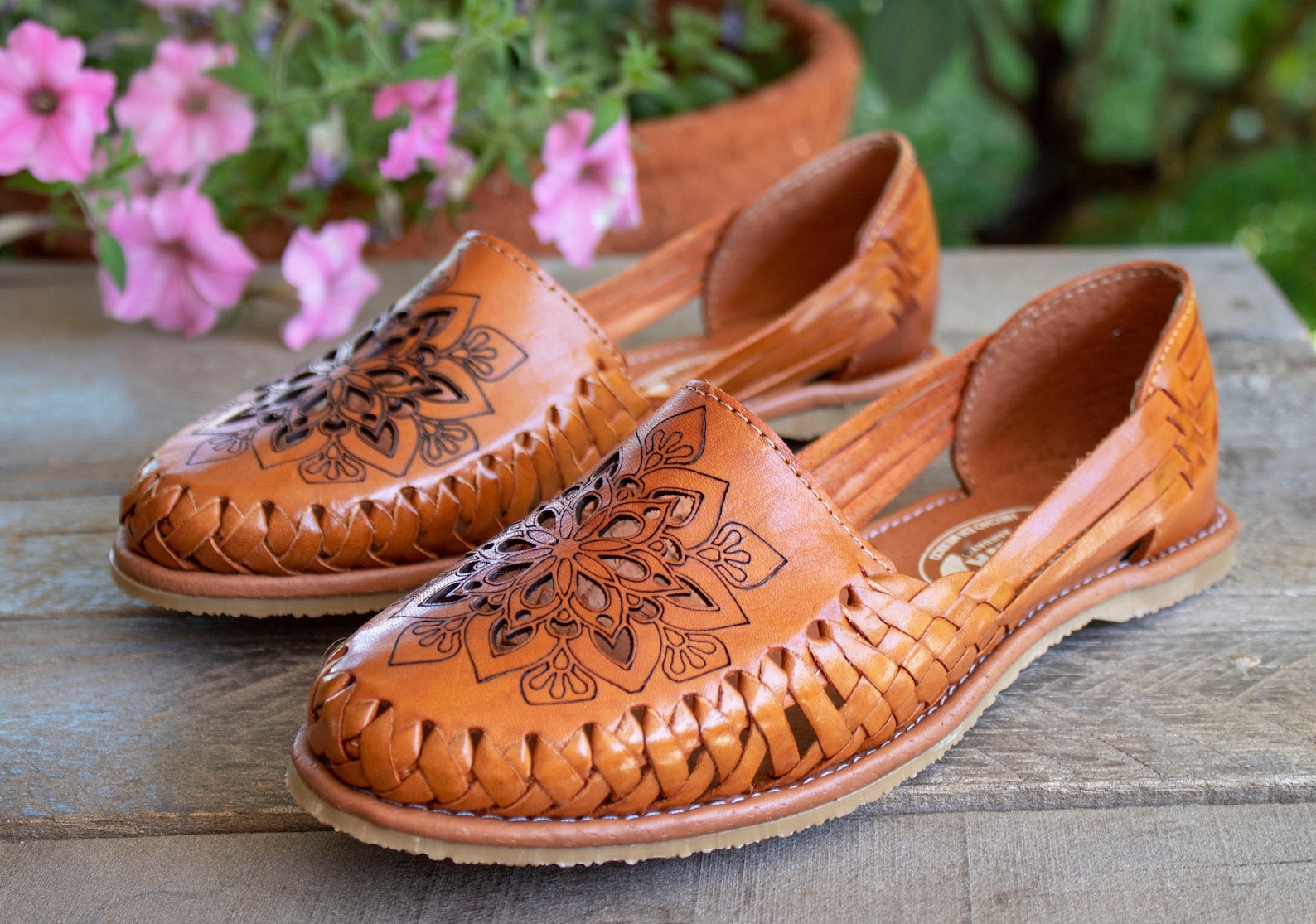 mexican womens leather sandals