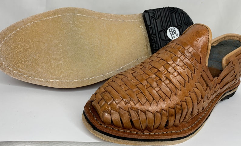 huarache slip on sandals