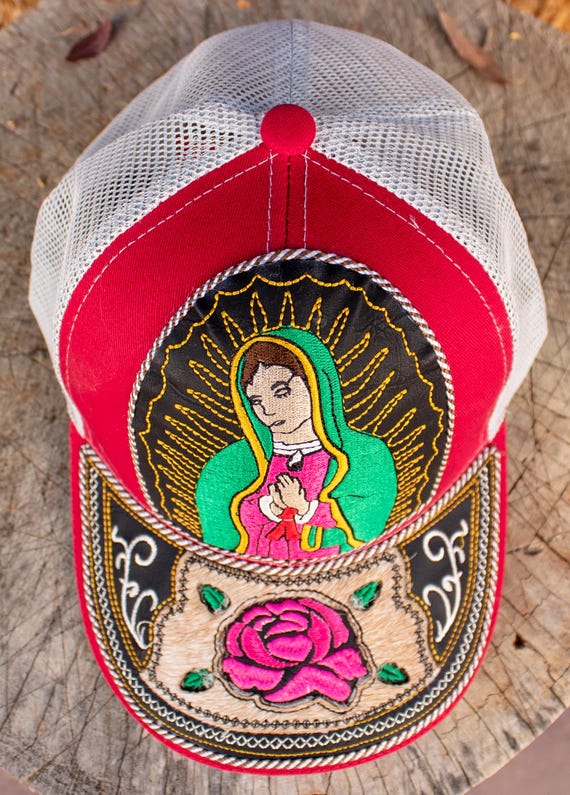 WOMENS Men's Unisex VIRGEN De GUADALUPE Virgin Mary Embroidered