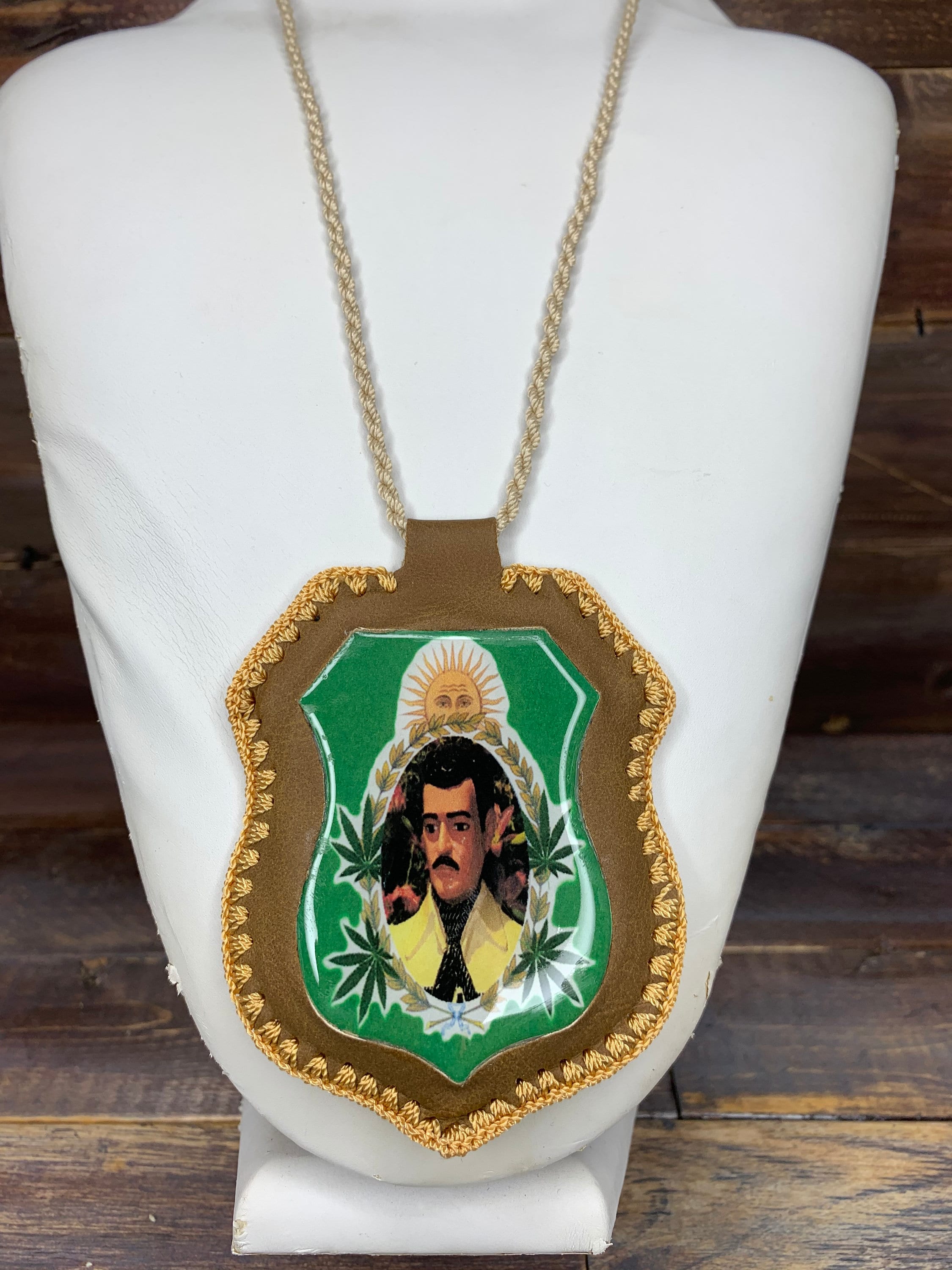 JESUS MALVERDE NECKLACE Sinaloa Narco 
