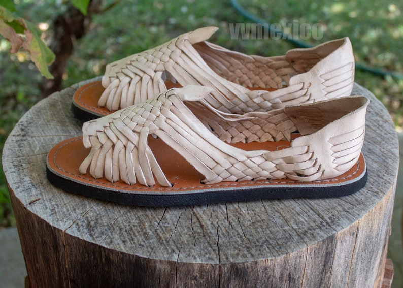 mens woven leather huarache