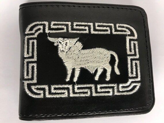 SAN JUDAS TADEO st jude bi-fold LEATHER wallet CARTERA mexico