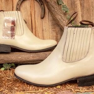 MENS AUTHENTIC LEATHER chelsea ankle boots Botines charro image 2