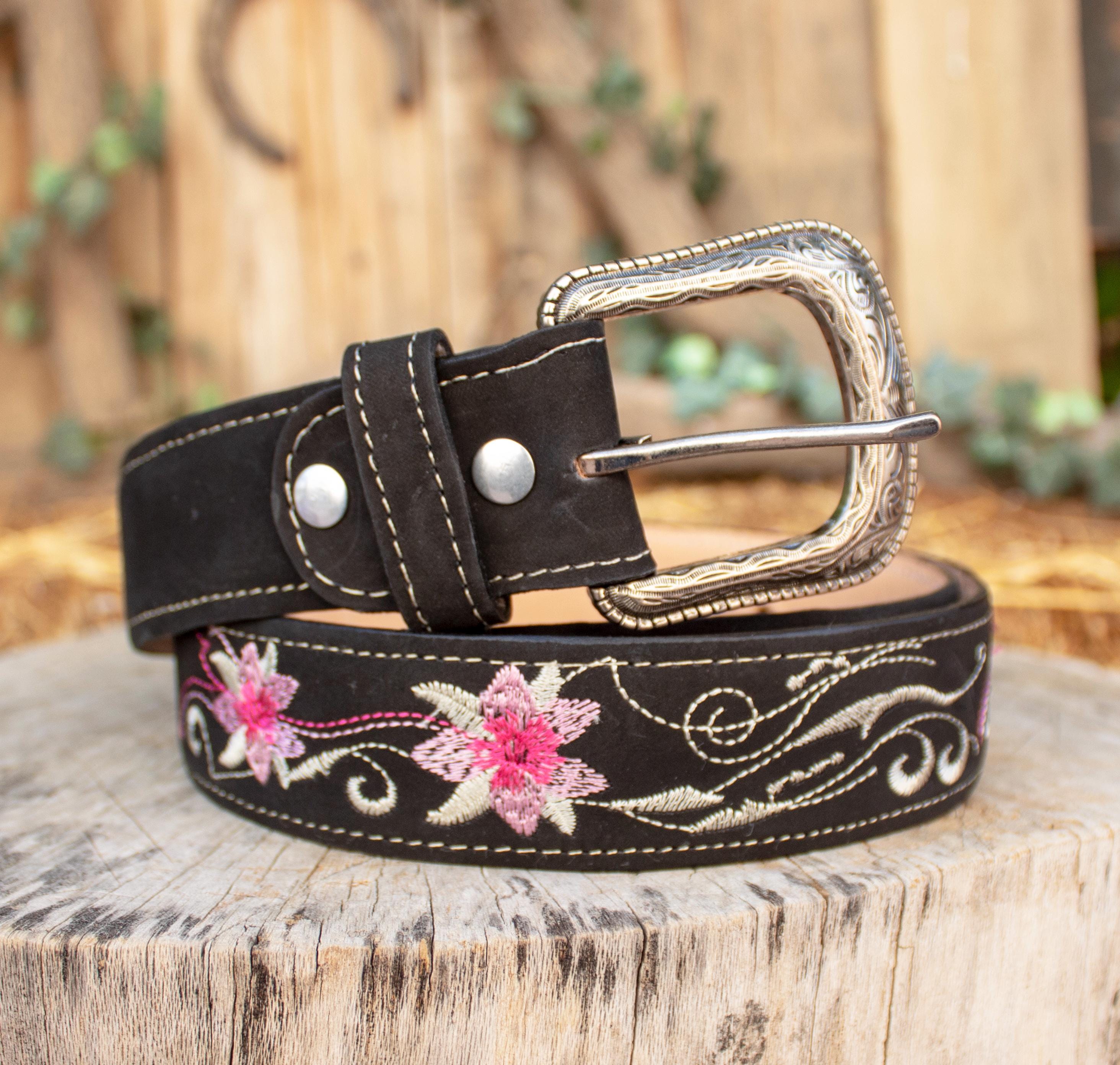 Ceinture cuir grainé largeur 3cm Choix Beige, Orange ou Parme - La Rive Maroquinier en Aveyron