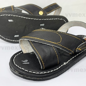 BOYS 2 strap Mexican leather HUARACHE SANDALS toddler youth sizes