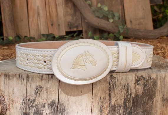 Ceinture En Cuir Artisanale Western Pour Enfant - Taille 20 Pouces - Neuf Avec étiquettes