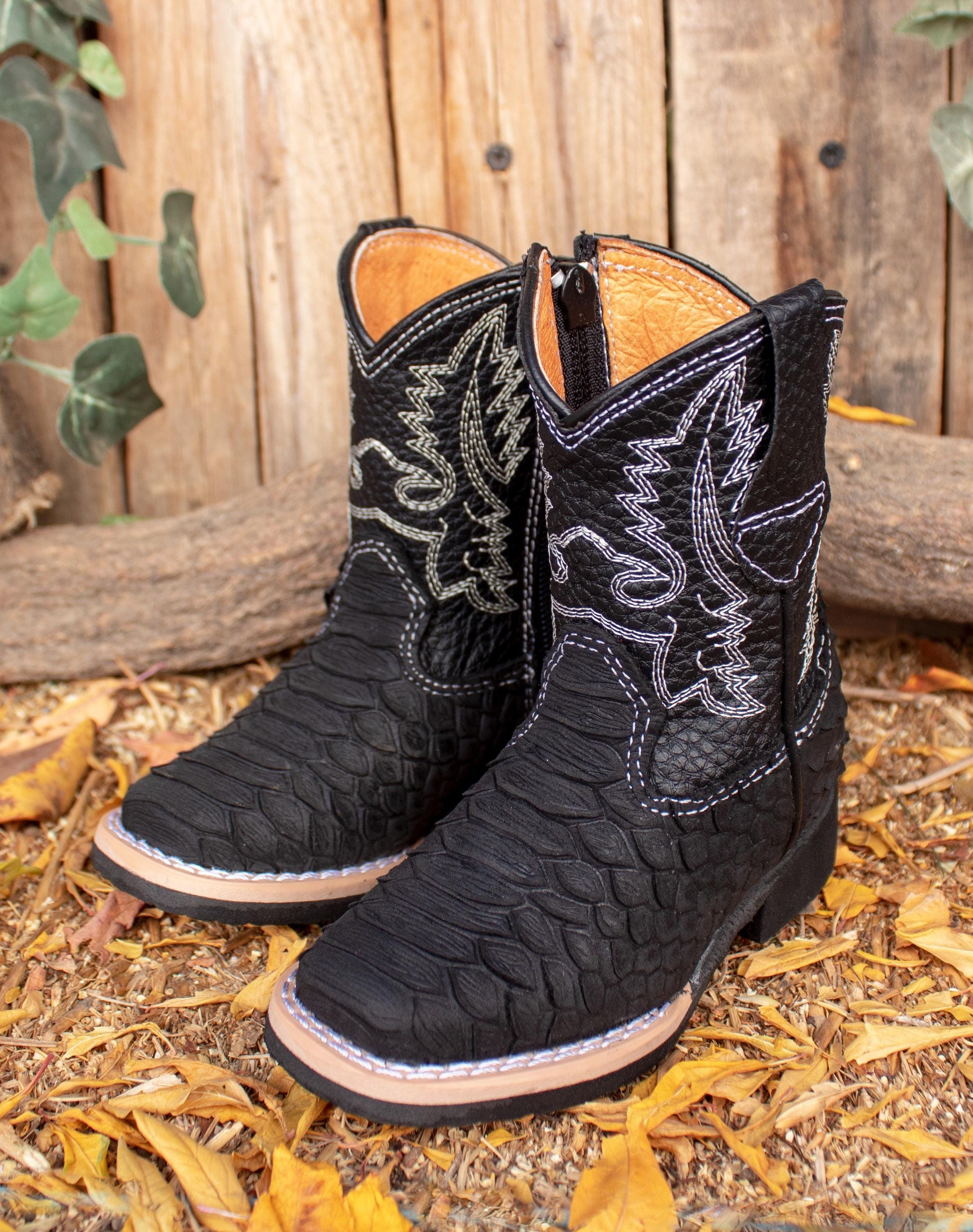 Yellow and black authentic monster fish boots by “El General” El General Western Wear | El General Boots, Hats, Shirts  main image 2