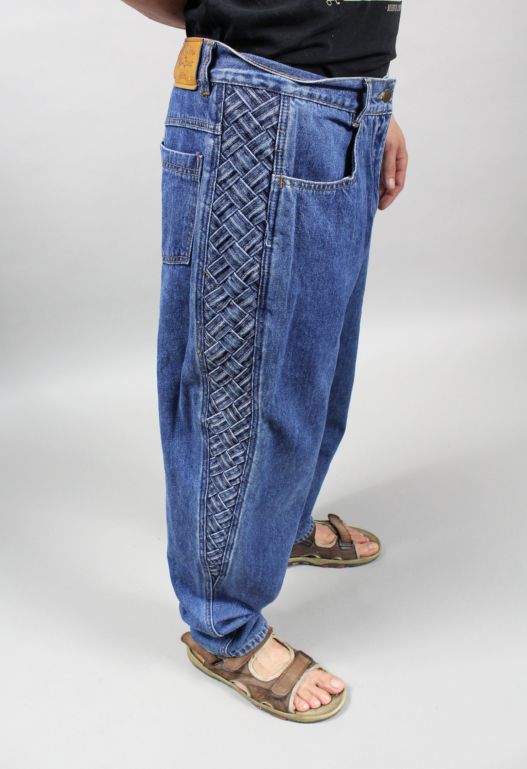 Vintage JOHN BANER 90s Plus Size Blue Denim Jeans. High Waist | Etsy