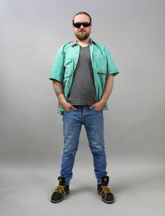 90 s vintage pour Casual homme plage d’été Casual pour chemise à manches courtes. Funny Beach Safari tropicale loisirs confortable Hipster Grunge Bowling Shirt. d46646 90 s vintage pour Casual homme plage d’été Casual pour chemise à manches courtes. Funny Beach Safari tropicale loisirs confortable Hipster Grunge Bowling Shirt. d46646