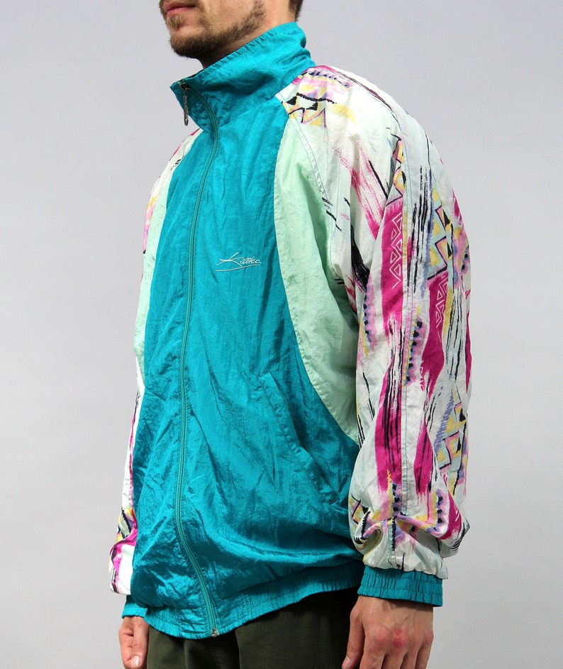 plus size 90s windbreaker
