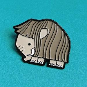 Woolly Mammoth Enamel Pin