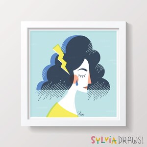 A Stormy Mind Print