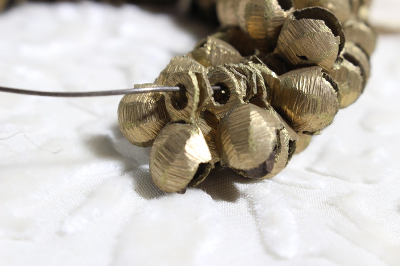 Vintage Set of 100 Pieces size 10 mm Brass Ghunghroo Bells