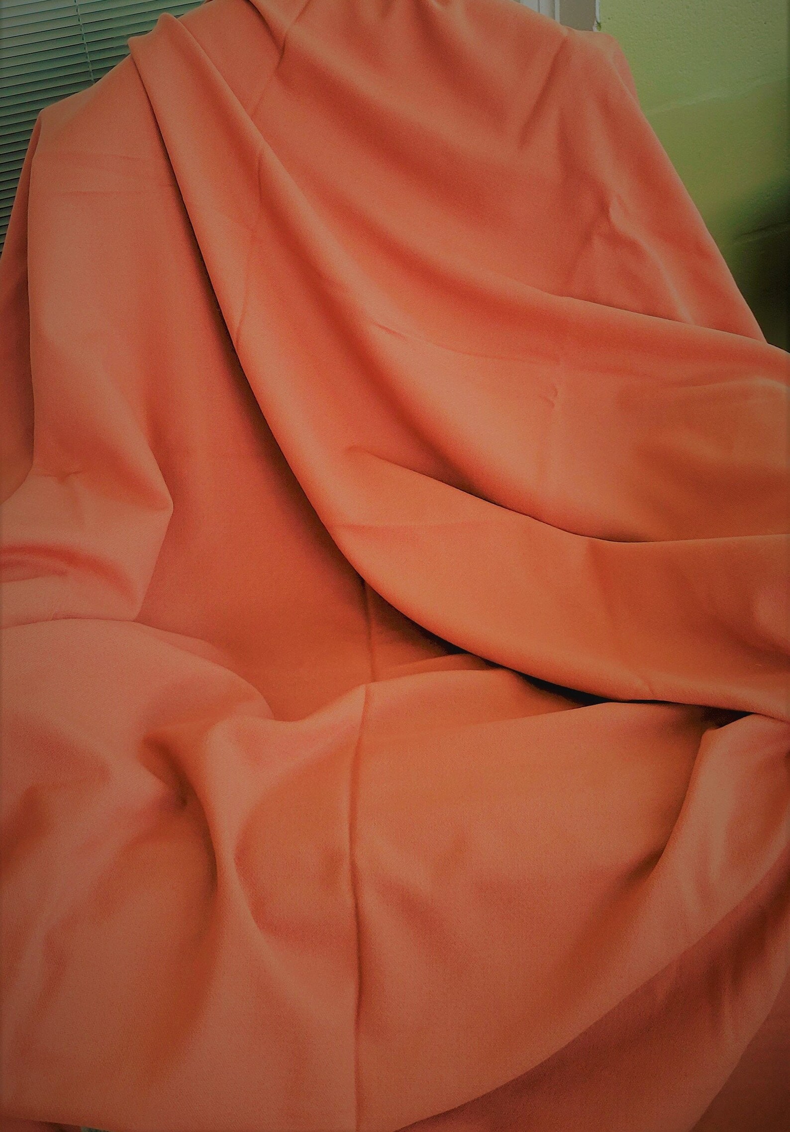 WOOL YARDAGE Copperish Tan. Color Reference Pantone 500U 2 Etsy