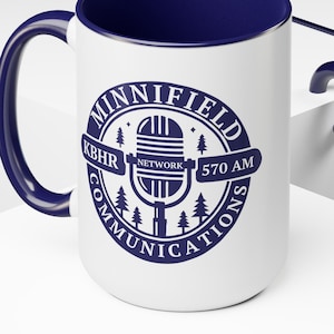 Northern Exposure Coffee Mug 15oz, Gift, KBHR Mug, &#39;Good Morning Cicely&#39;, Minnifield Communications Network, Unique Gift, Cicely Alaska
