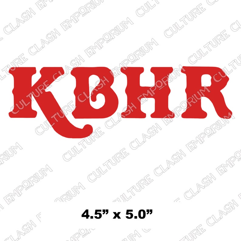 Northern Exposure 'KBHR' Radio Station Call Letters Etsy
