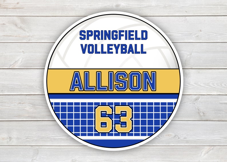 PRINTED Volleyball Net Door Sign Volleyball Tournament Laminated Hotel ...