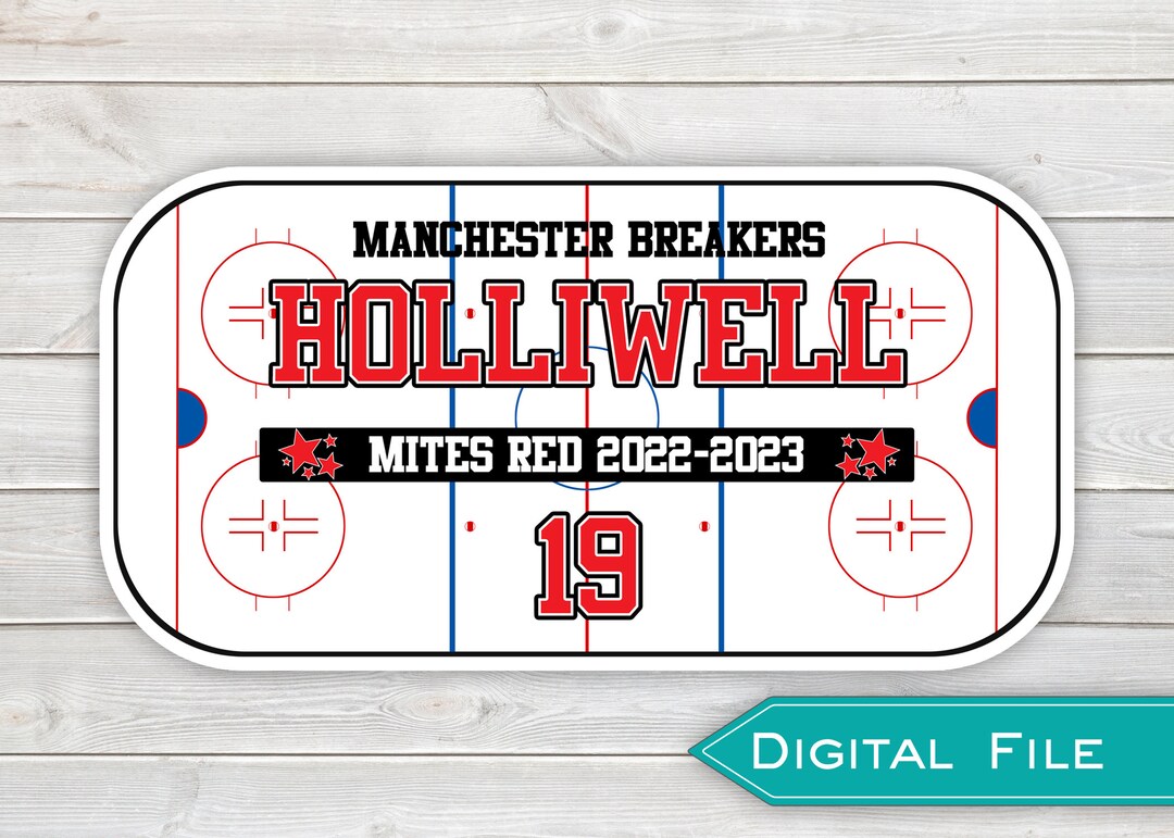 DIGITAL Ice Rink Hotel Door Sign for Hockey Tournaments Printed