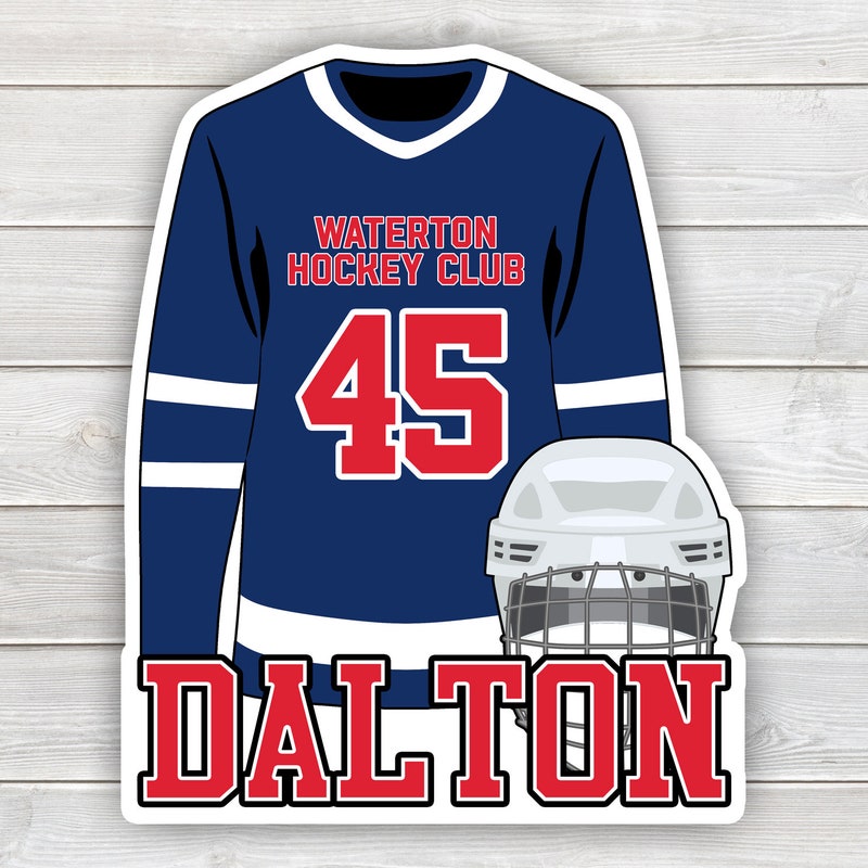 Hockey Name Door Signs Etsy