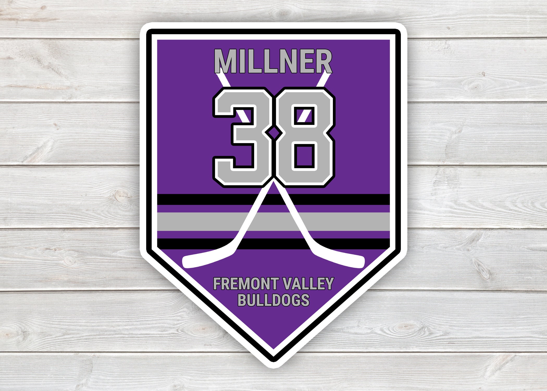 DIGITAL Banner Hockey Tournament Hotel Door Sign Printed Laminated Team