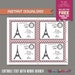 Paris Postcard Invitation With FREE Thank You Card Paris - Etsy