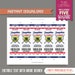 Softball Ticket Invitations With FREE Thank You (Download Now) - Etsy