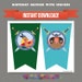 Vikings Party Printable Birthday Banner With Spacers Editable PDF File ...