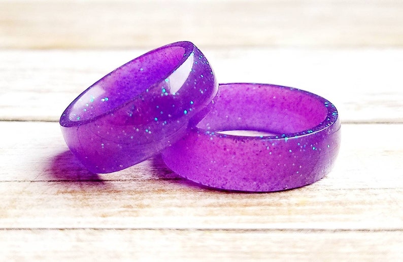 Resin Rings Galaxy Resin Ring Resin Jewelry Galaxy Ring Galaxy Etsy