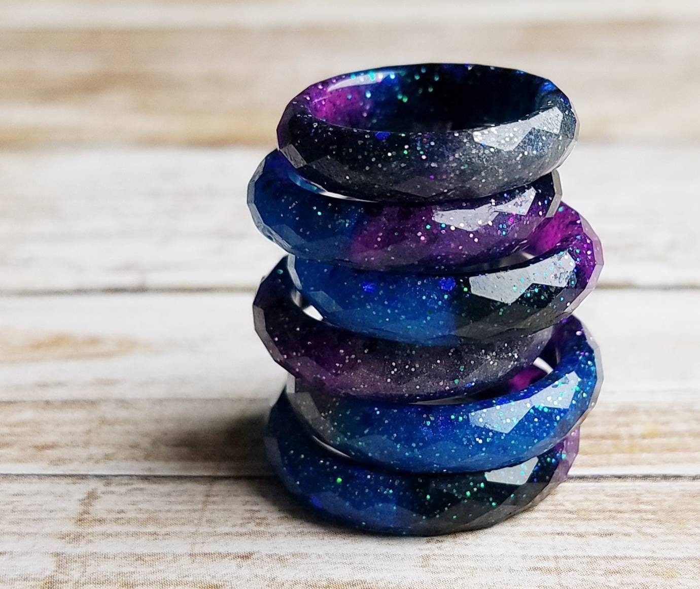 Galaxy Resin Rings, Handmade Jewelry Rings, Galaxy Ring, Resin Ring Women  Space Jewelry, Nebula Ring, Colored Epoxy Ring, Universe Jewellery 